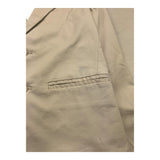 Please Beige Einreihige Einfarbige Jacke für Jungen