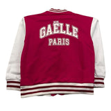 GAELLE felpa tinta unita con botoni e maniche in contrasto Fuxia per Bambina 2741F00356 FUXIA GAELLE 