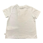 K-Way T-Shirt Girocollo Tinta Unita con Logo per Neonato K11613W BIANCO K-WAY 