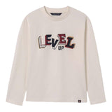NUKUTAVAKE shirt girocollo tinta unita con stampa Bianco per Bambino 7079 BIANCO NUKUTAVAKE 
