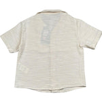 Paolo Pecora Camicia Mezza Manica Tinta Unita per Bambino PP4379 SABBIA PAOLO PECORA 