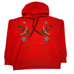 JOHN RICHMOND maglia tinta unita con cappuccio e ricami Arancione per Bambina RGA25128MA ARANCIONE JOHN RICHMOND 