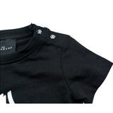 John Richmond T-Shirt Girocollo Tinta Unita con Stampa per Neonato RIP26055TS NERO JOHN RICHMOND 