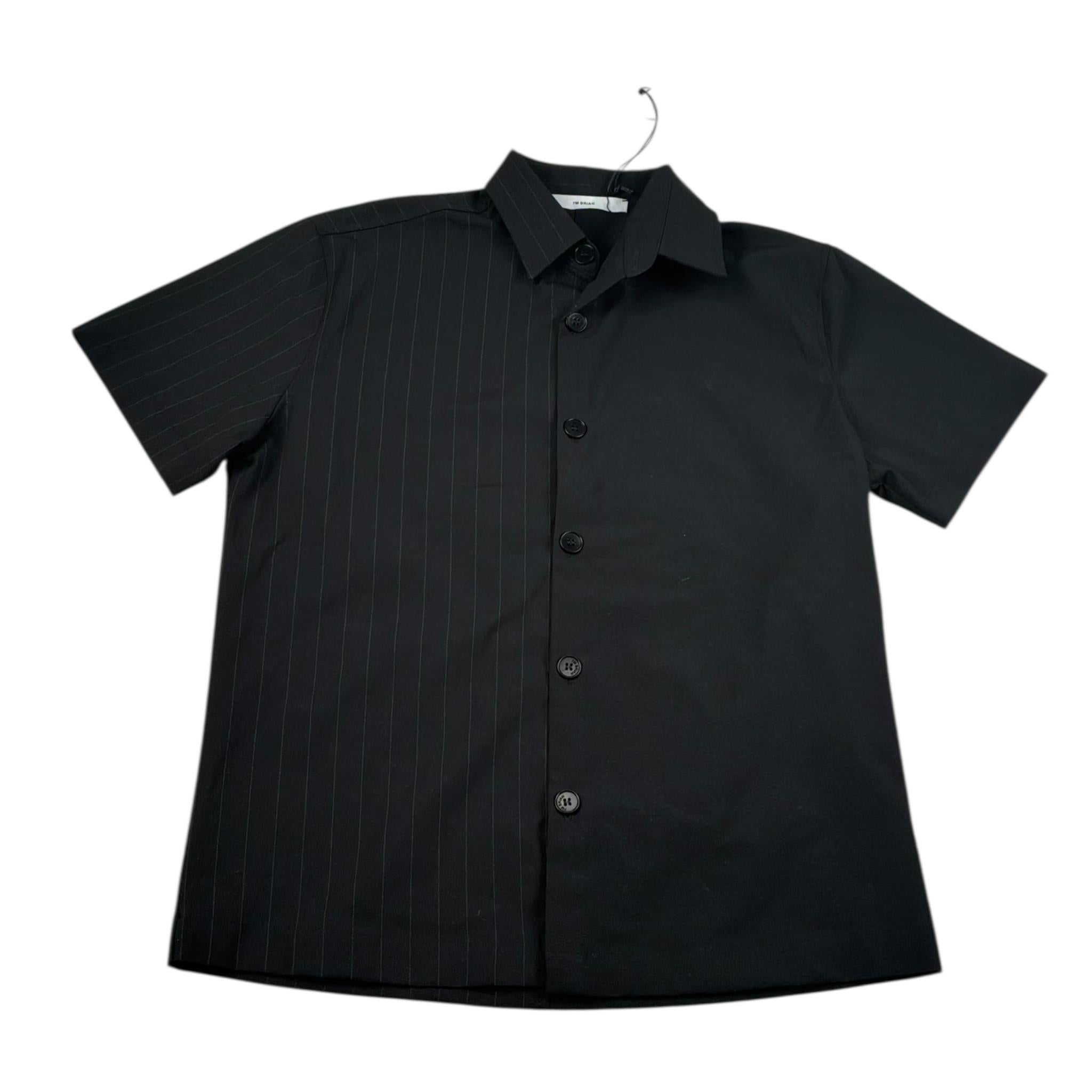 I'Am Brian Camicia Mezza Manica Tinta Unita per Bambino CA3293JX NERO I'AM BRIAN 