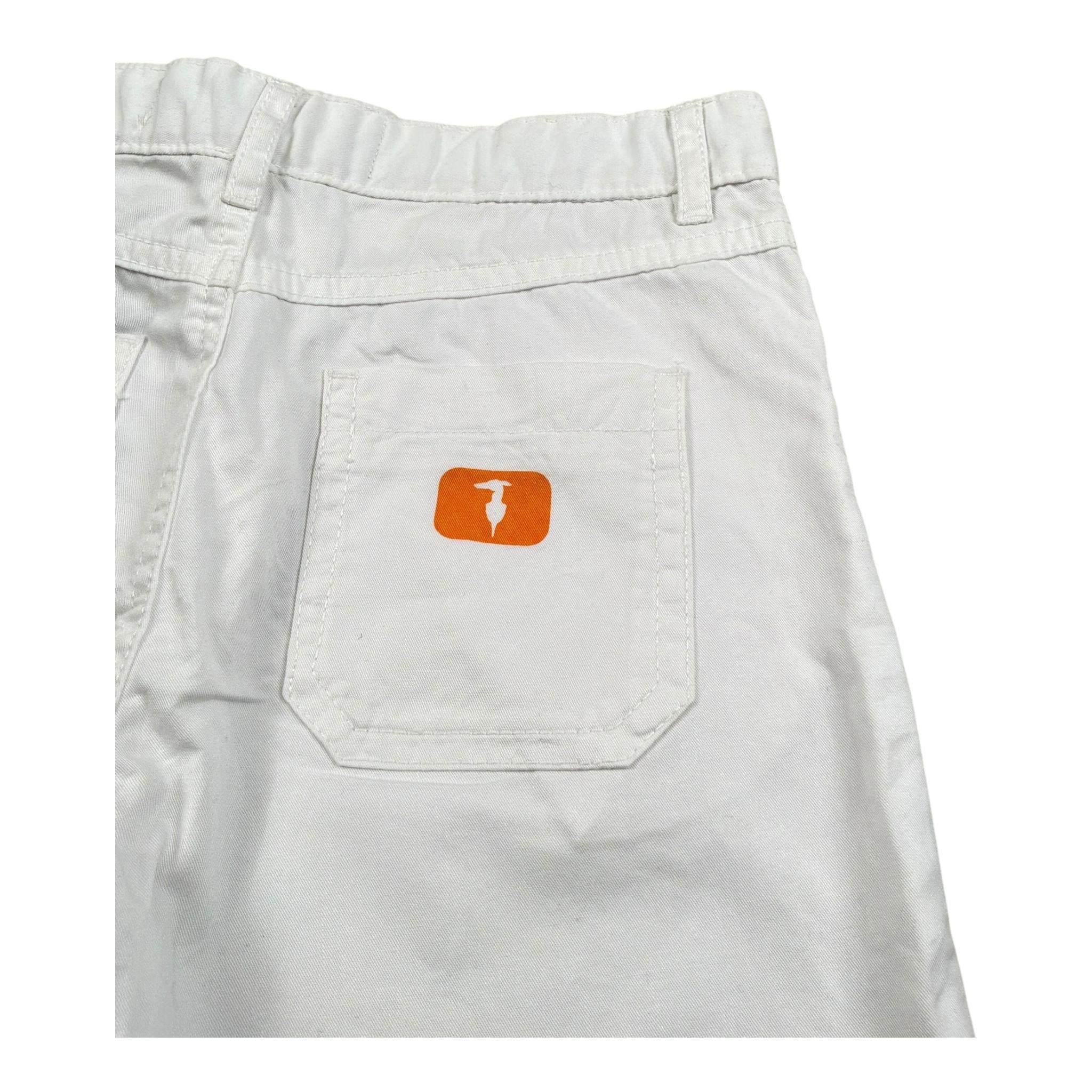 Trussardi Bermuda Tinta Unita con Girovita Regolabile per Bambino TBP26100BE BIANCO TRUSSARDI 