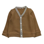LE BEBE' cardigan tinta unita con profili in contrasto Biscotto per Neonato LBB4676 BISCOTTO LE BEBE' 
