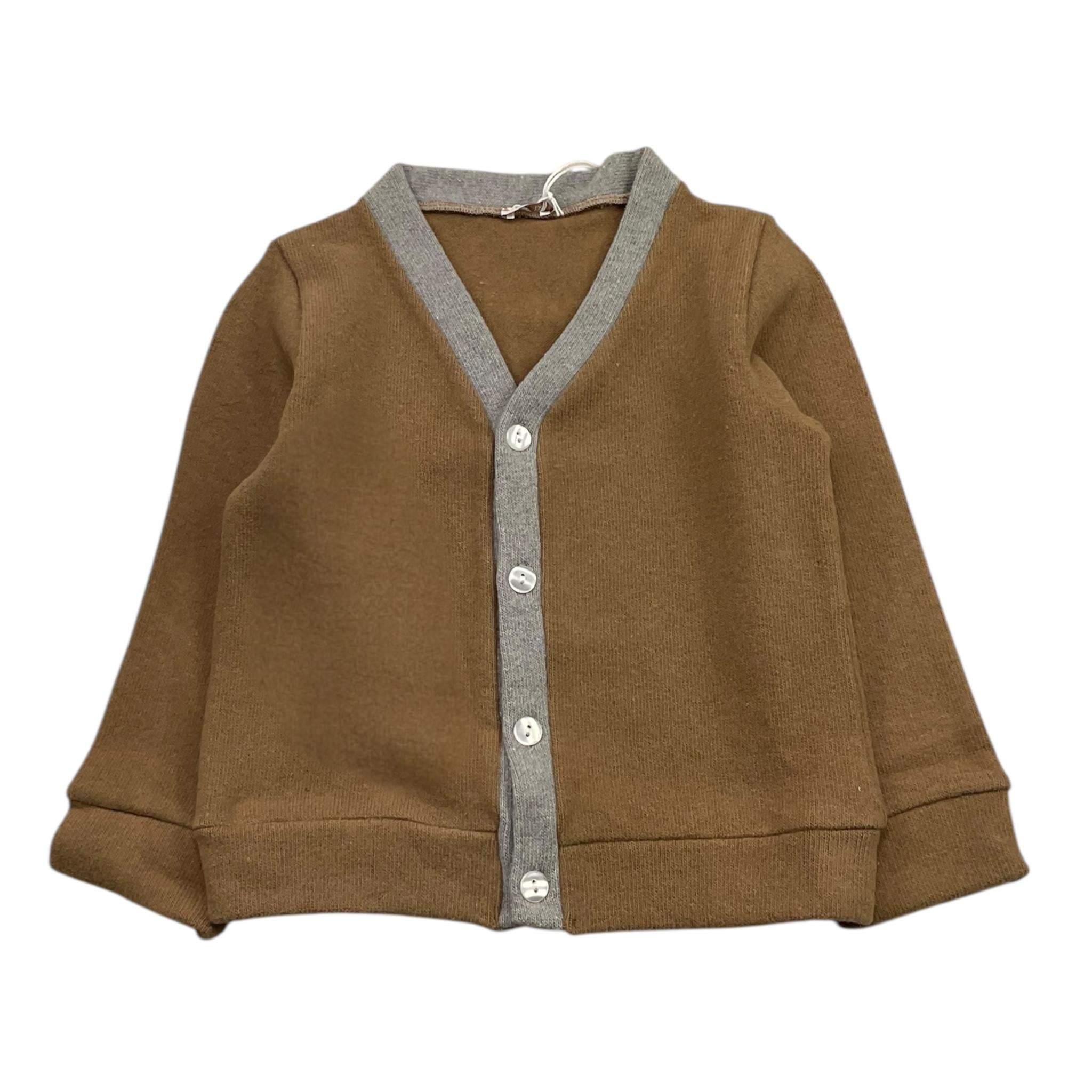 LE BEBE' cardigan tinta unita con profili in contrasto Biscotto per Neonato LBB4676 BISCOTTO LE BEBE' 