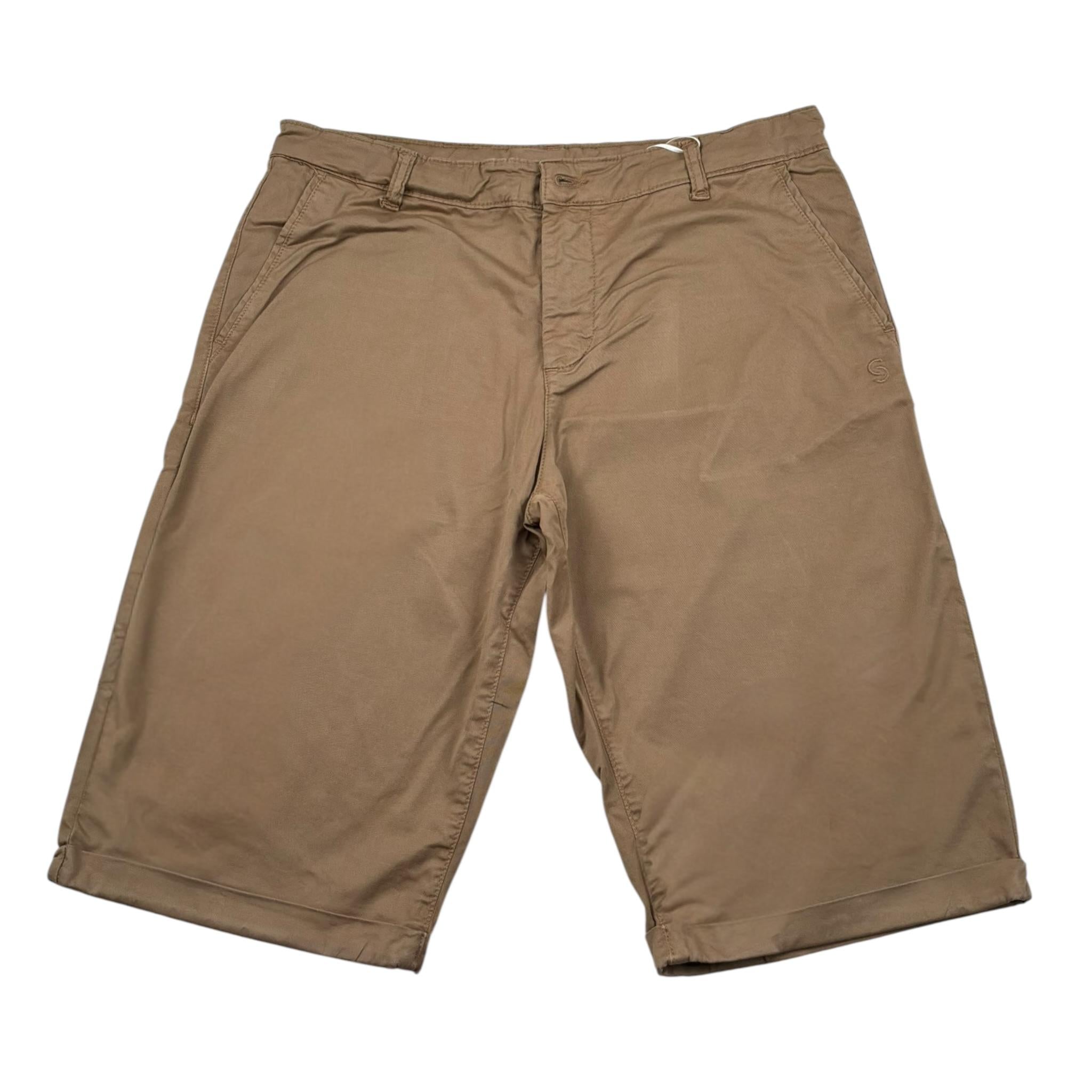 Siviglia Bermuda Tinta Unita con Girovita Regolabile per Bambino SVJSO17249 BISCOTTO SIVIGLIA 