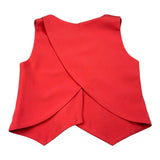 Naice Gilet Tinta Unita con Bottoni per Bambina 27139 CORALLO NAICE 
