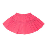 Twinset Ginna Einfarbig mit elastischer Taille und fuchsiafarbenen Rüschen für Neugeborene