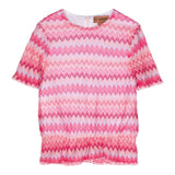 Missoni Pink Fantasy Print Halbarmhemd für Mädchen