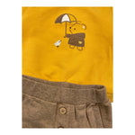 MAYORAL completo 2 pezzi felpa-pantalone bicolore Giallo/beige per Neonato 2623 GIALLO/BEIGE MAYORAL 