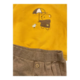 MAYORAL completo 2 pezzi felpa-pantalone bicolore Giallo/beige per Neonato 2623 GIALLO/BEIGE MAYORAL 