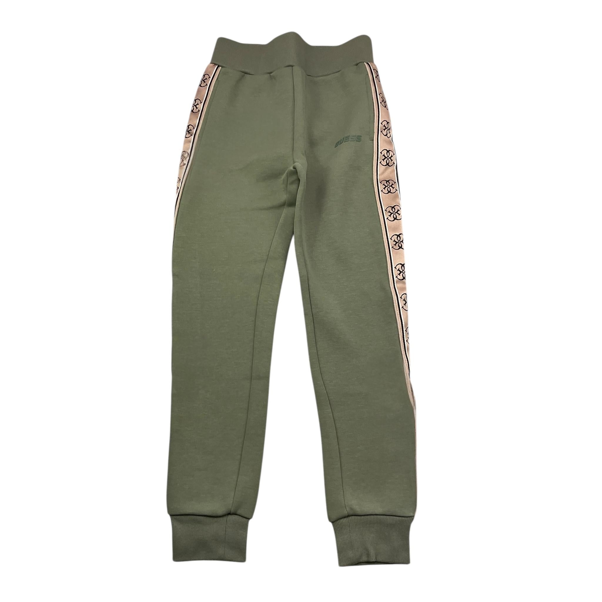 GUESS pantalone modello tuta con profili logati Verde per Bambino J2YQ27KB3P2 VERDE GUESS 