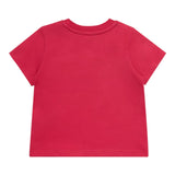 K-Way Einfarbiges T-Shirt mit Rundhalsausschnitt und Erdbeer-Logo für Baby-Mädchen