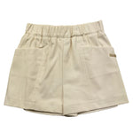 LIU JO short tinta unita ecopelle Panna per Neonata KF4012 PANNA LIU JO 