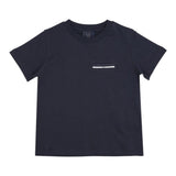 Fay T-Shirt Girocollo Tinta Unita con Stampa per Bambino FU8P11 BLU FAY 