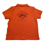 Boss Polo Mezza Manica Tinta Unita per Bambino J52101J ARANCIONE BOSS 