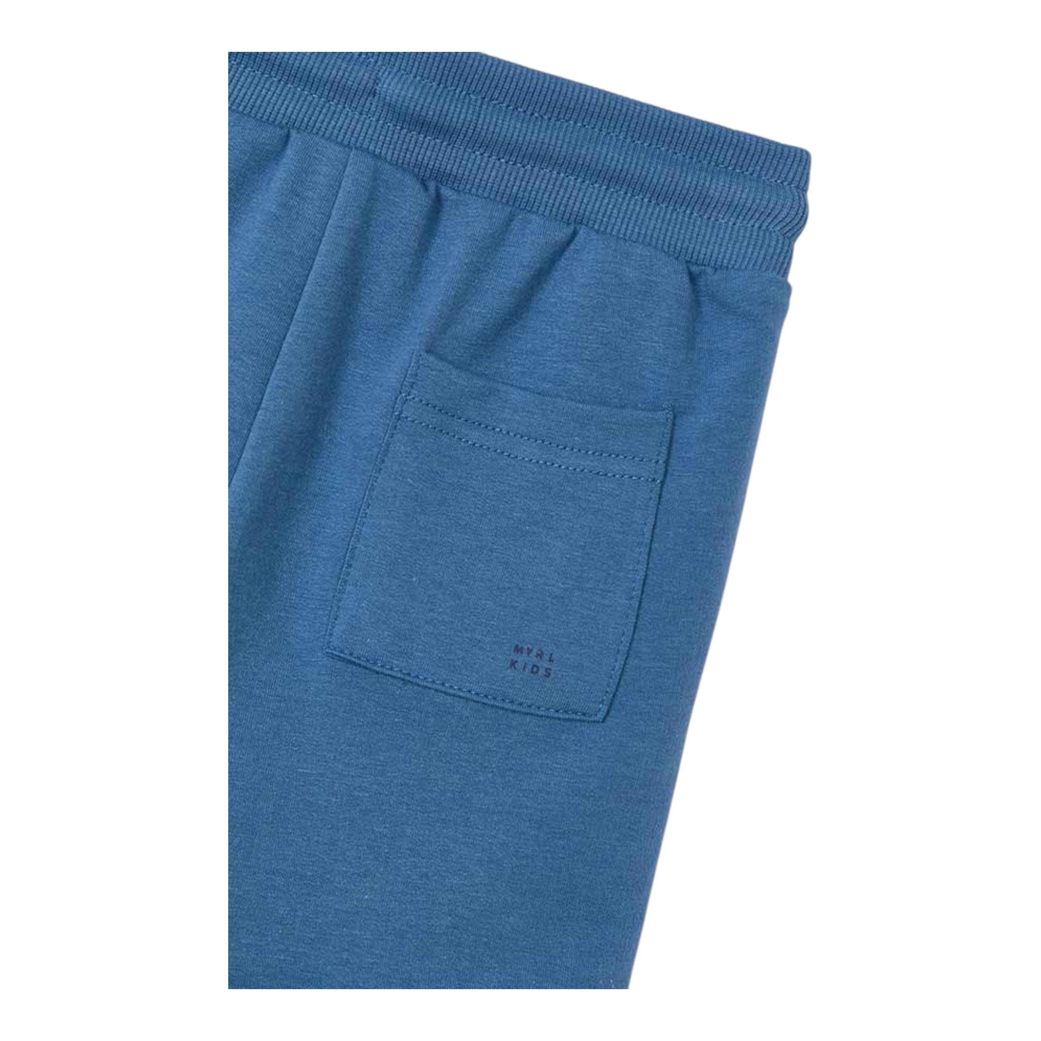 Mayoral Bermuda Tinta Unita con Elastico In Vita per Bambino 611 BLU MAYORAL 