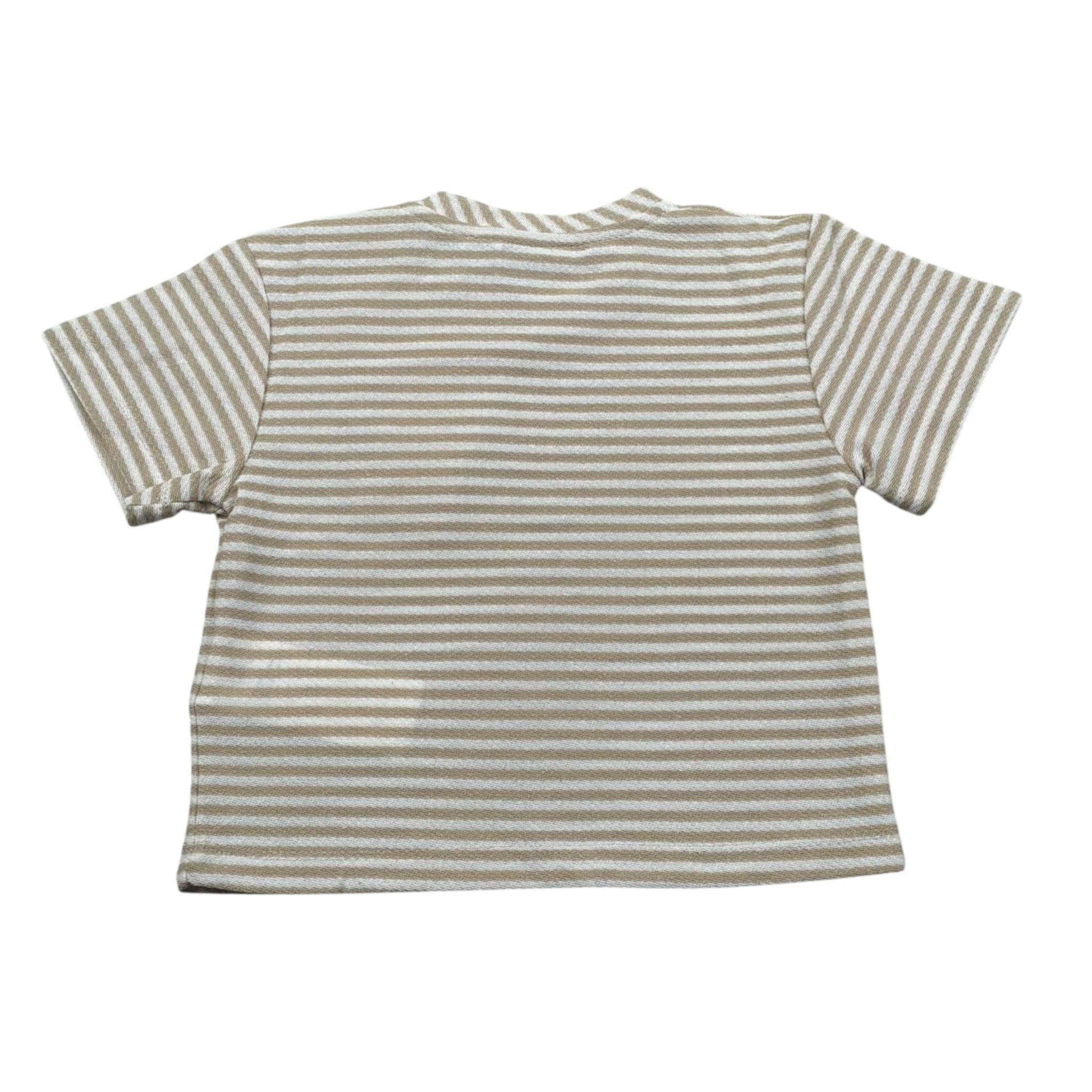 M+E' T-Shirt Fantasia A Irghe Sabbia per Bambino UEM0510 SABBIA M+E' 