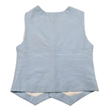 Emanuel Pris Gilet Tinta Unita con Bottoni per Bambino EPC2070R AZZURRO EMANUEL PRIS 