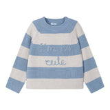 MAYORAL maglia bicolore con fantasia a righe Beige per Neonata 4357 BEIGE MAYORAL 