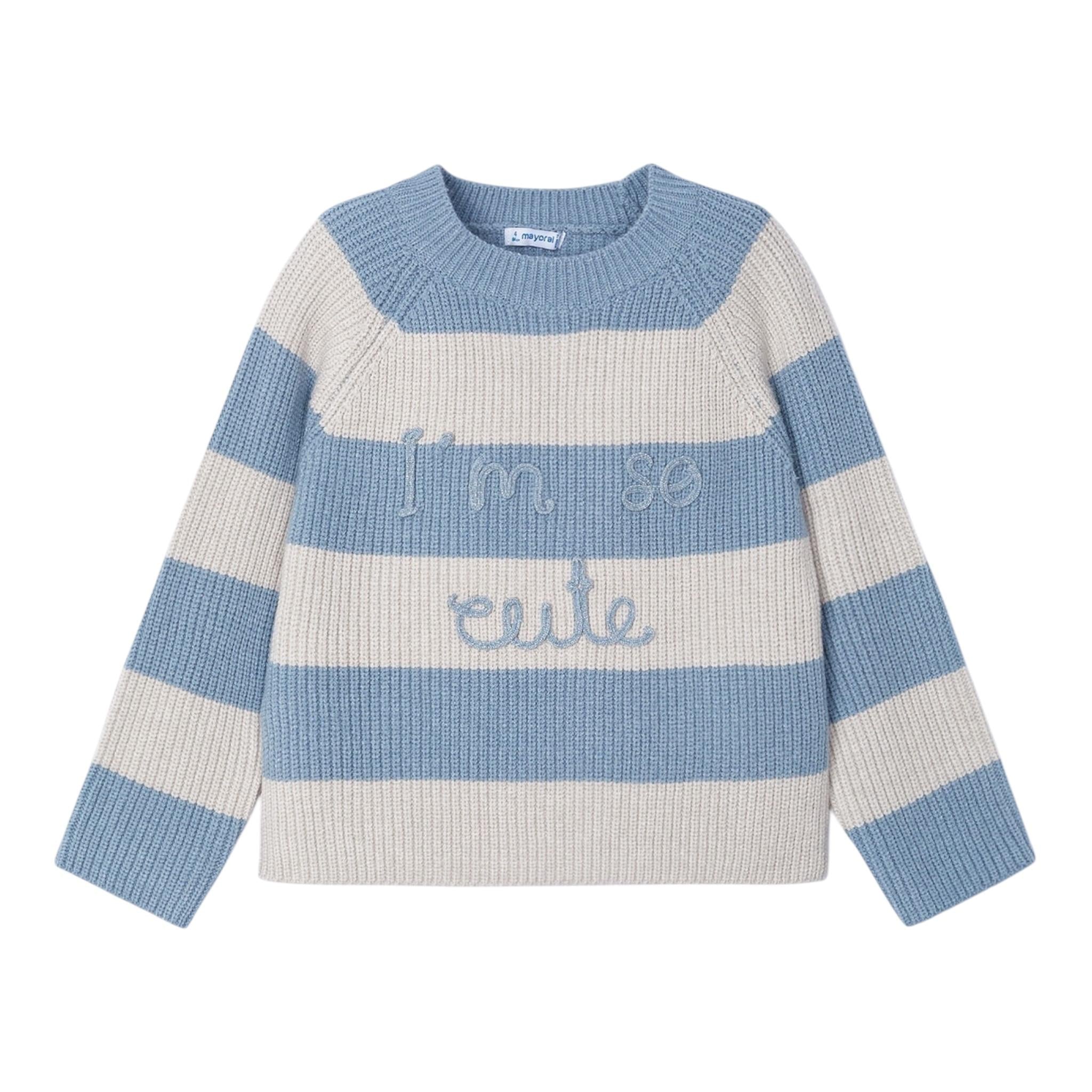 MAYORAL maglia bicolore con fantasia a righe Beige per Neonata 4357 BEIGE MAYORAL 