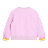 Billieblush – Einfarbiges Sweatshirt mit Rundhalsausschnitt und Pailletten in Flieder für Mädchen