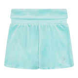Juicy Couture Short Tinta Unita In Velluto per Bambina JBX6502X AZZURRO JUICY COUTURE 