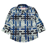 Cesare Paciotti Multicolor Shirt Logo Langarm Hellblau für Jungen