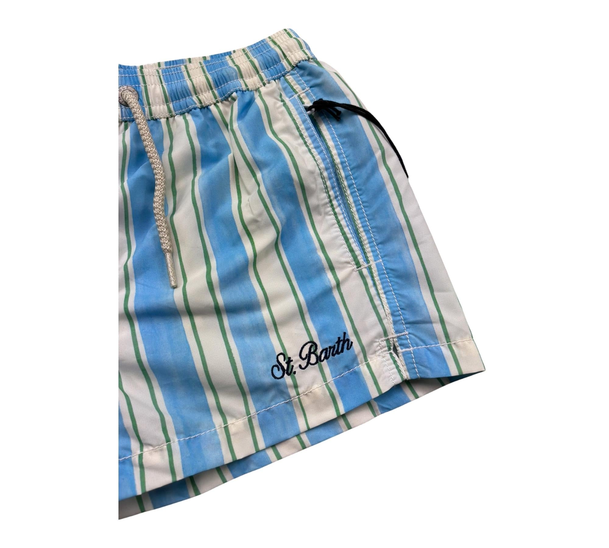 Saint Barth Costume Fantasia A Righe per Bambino BIGSTRIPERS AZZURRO SAINT BARTH 