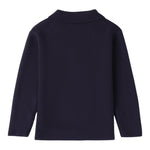 SARABANDA cardigan tinta unita doppio petto Blu per Bambino 0A106 BLU SARABANDA 