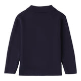 SARABANDA cardigan tinta unita doppio petto Blu per Bambino 0A106 BLU SARABANDA 