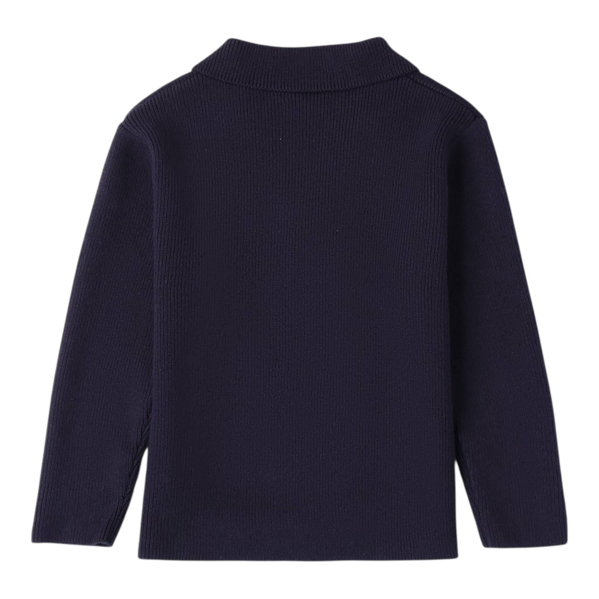 SARABANDA cardigan tinta unita doppio petto Blu per Bambino 0A106 BLU SARABANDA 