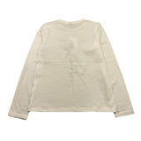 DIXIE shirt girocollo tinta unita con stampe in contrasto Panna per Bambina LB62030G34 PANNA DIXIE 