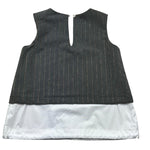 John Richmond Top Giromanica Tinta Unita per Bambina RGP26038TO GRIGIO JOHN RICHMOND 