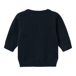 NAME.IT maglia girocollo tinta unita con bassotto Blu per Neonato 13231239 BLU NAME.IT 