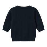 NAME.IT maglia girocollo tinta unita con bassotto Blu per Neonato 13231239 BLU NAME.IT 