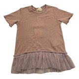 Caffe' D'Orzo Halbarmkleid Einfarbig Lurex Rosa Für Baby Mädchen