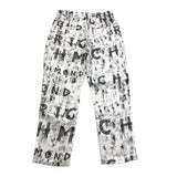 John Richmond – Weiße, schlichte Hose mit Logo für Jungen