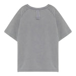 Dou Dou T-Shirt Girocollo Tinta Unita per Bambina DW8P51X GRIGIO DOU DOU 