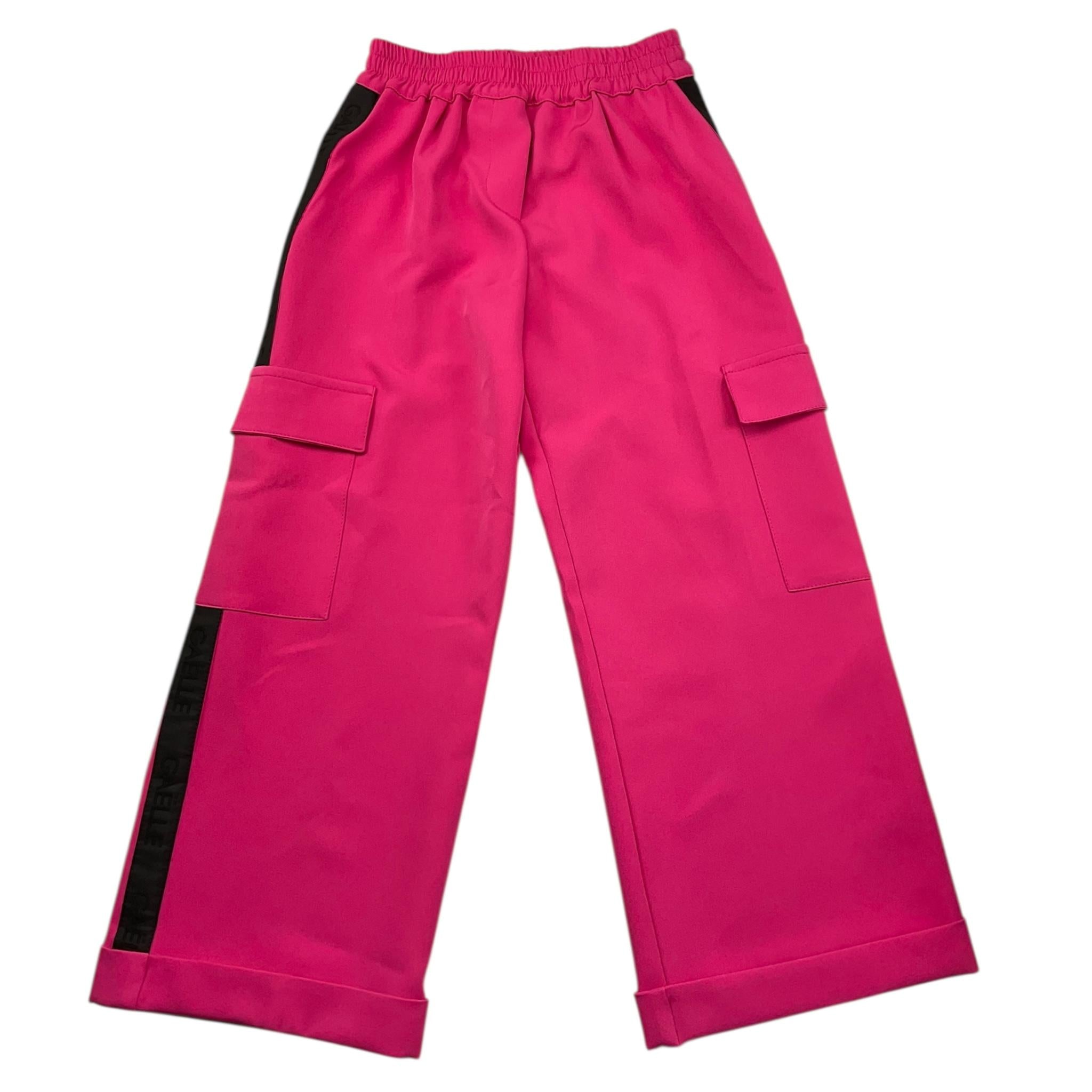 GAELLE pantalone modello palazzo con elastico in vita Fuxia per Bambina 2471P00375 FUXIA GAELLE 