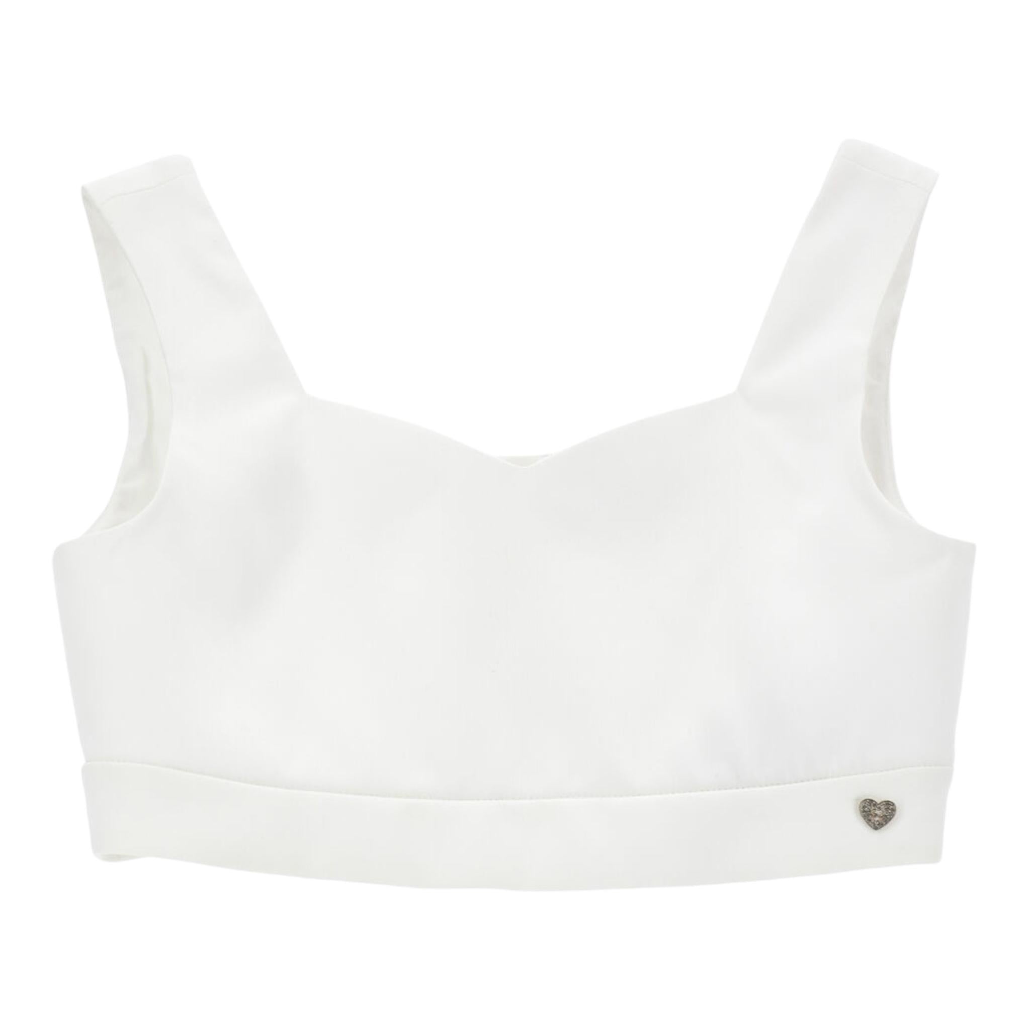 Monnalisa Top Tinta Unita  per Bambina 71E302 BIANCO MONNALISA 