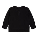 GUESS felpa girocollo tinta unita con stampa Nero per Bambino N4YQ04KA6R4X NERO GUESS 