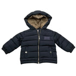 TRUSSARDI giubbino tinta unita con cappuccio Blu per Neonato TIA25024PI BLU TRUSSARDI 