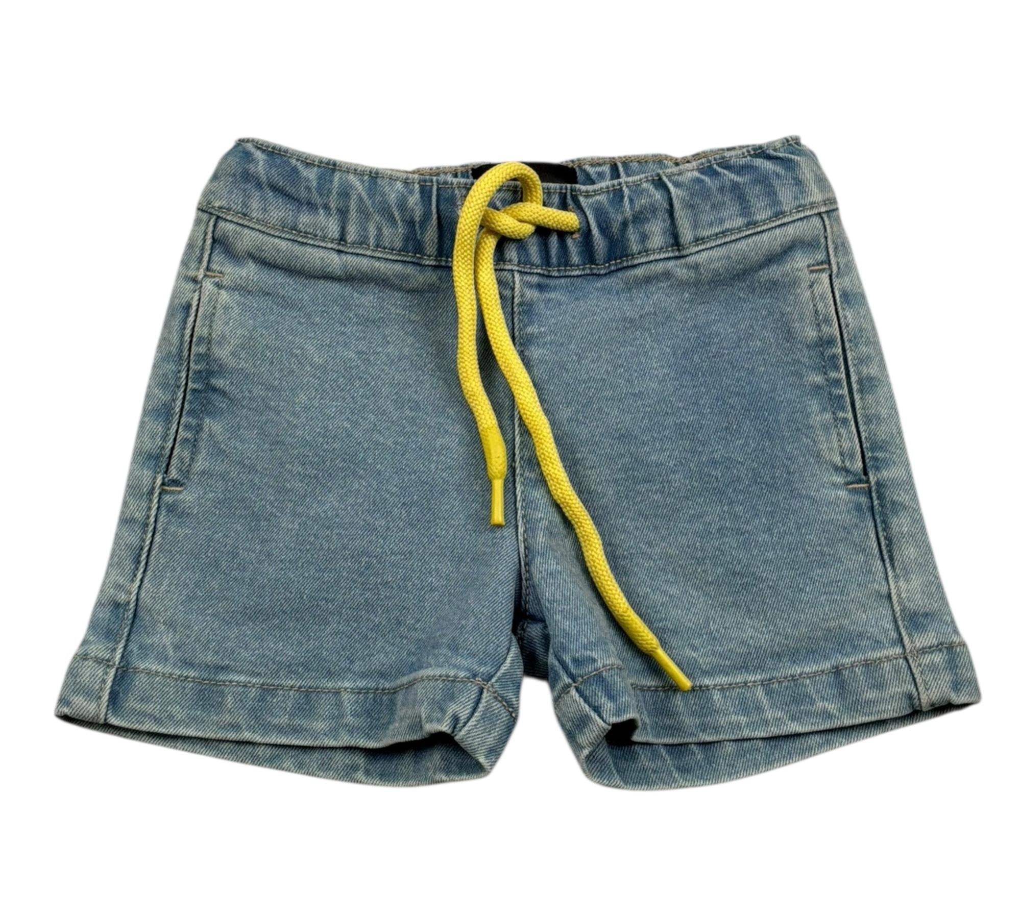 John Richmond Bermuda In Denim Tinta Unita con Elastico Invita per Neonato RIP26107FE AZZURRO JOHN RICHMOND 