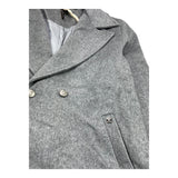 MANILA GRACE cappotto tinta unita doppiopetto Grigio per Bambina MFJF24C150 GRIGIO MANILA GRACE 