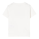 Elisabetta Franchi T-Shirt Girocollo Tinta Unita con Applicazioni Brillantini per Bambina EFTS239 BIANCO ELISABETTA FRANCHI 
