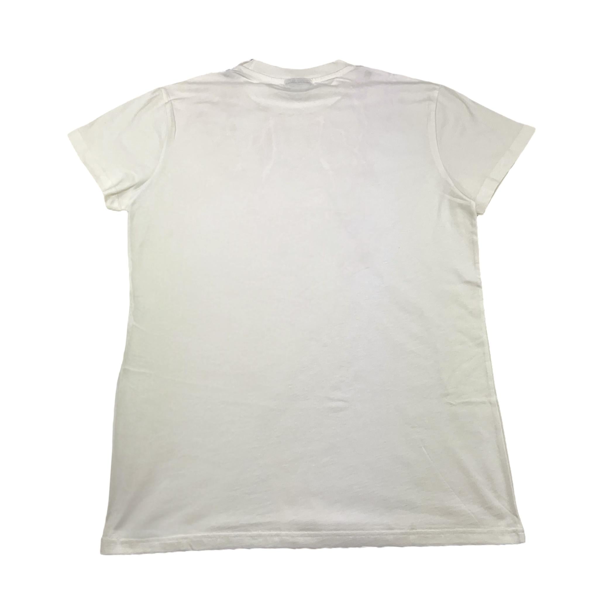 PHOBIA ARCHIVE t-shirt tinta unita girocollo con stampa Bianco per Bambino PHK00622 BIANCO PHOBIA ARCHIVE 