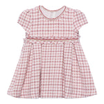 ABEL & LULA abito mezza manica bicolore con fantasia astratta Rosa per Neonata 5503N ROSA ABEL & LULA 